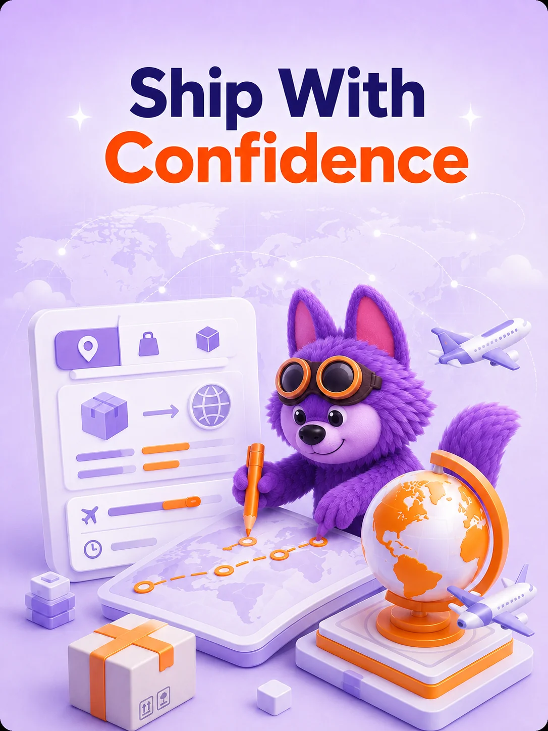 USFans international shipping planning and parcel tracking